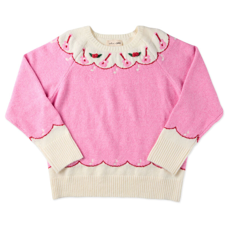 Hallmark-and-Grand-Ole-Opry-Pink-and-Cream-Sweater_1OPR1016_01