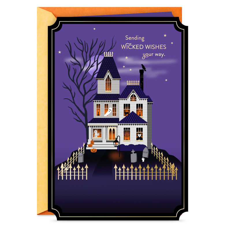 Haunted-House-Purple-and-Black-Halloween-Card_399H3485_01