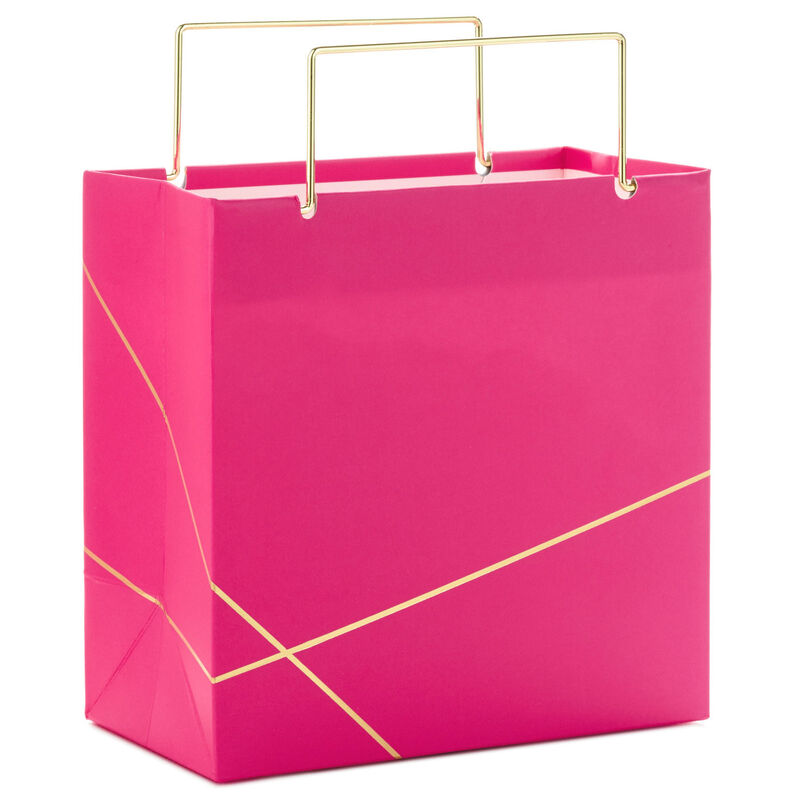 Hot-Pink-With-Gold-Small-Square-Gift-Bag_3EGB8173_01