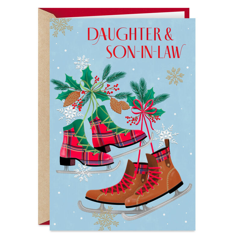 Ice-Skates-Christmas-Card-for-Daughter-and-SoninLaw_399XZH1415_01