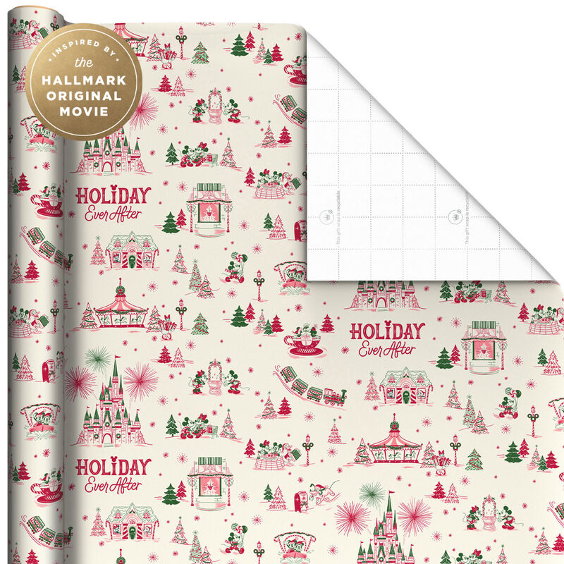 Ivory-Red-and-Green-Disney-World-Wrapping-Paper_1XLR2899_01
