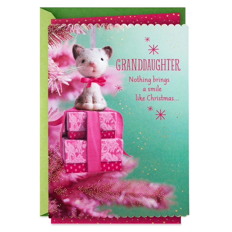 Joy-Pride-Love-Pink-Cat-Granddaughter-Christmas-Card_459XZH1833_01
