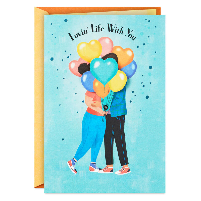 Kissing-Couple-and-Balloons-Romantic-Birthday-Card_699MAN4218_01