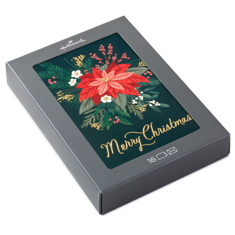 Lush-Poinsettia-on-Green-Boxed-Christmas-Cards_1XPX2731_01