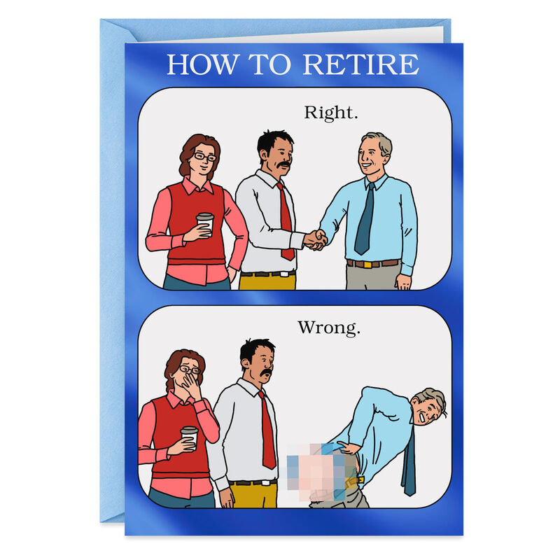 Man-Mooning-Coworkers-Funny-Retirement-Card_449ZZS8234_01