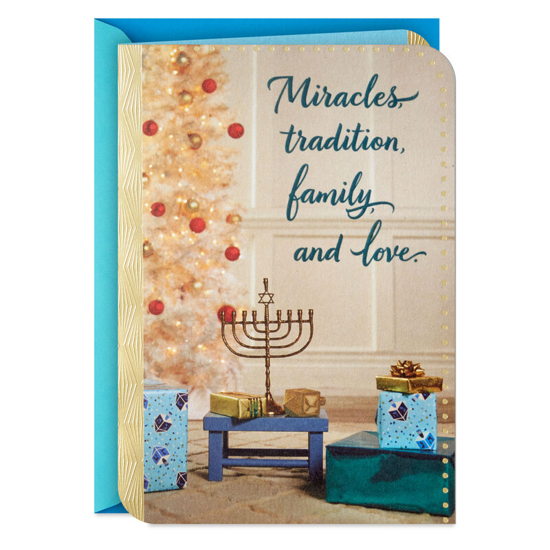 Menorah-and-Decorated-Tree-Christmas-Hanukkah-Card_459CH2009_01