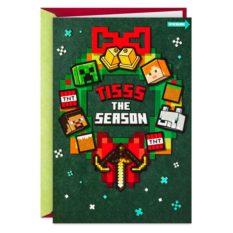 Minecraft-Wreath-Christmas-Card-with-Stickers_599XKD7022_01