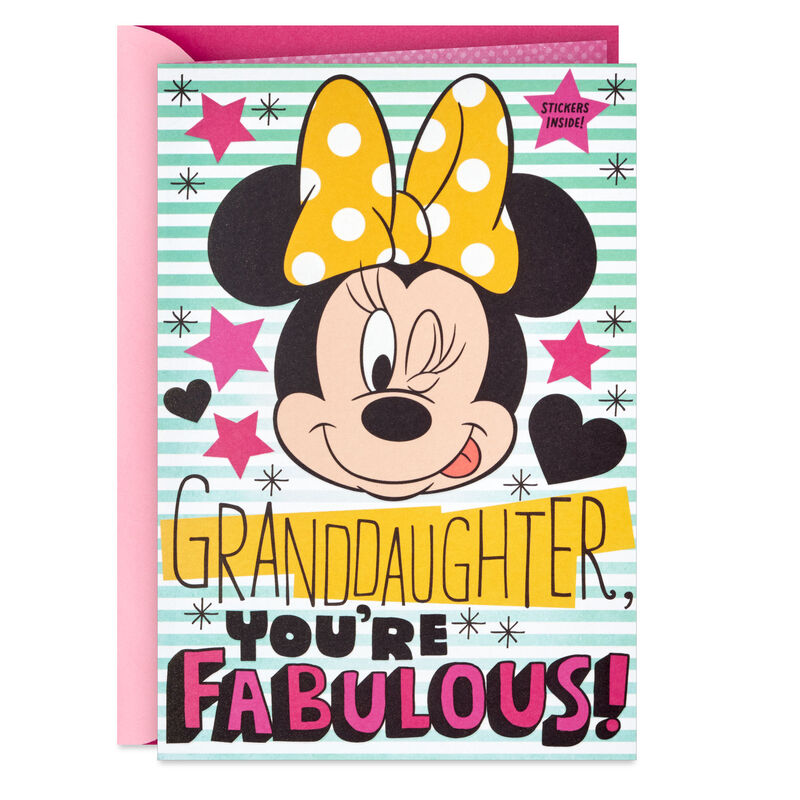 Minnie-Mouse-Granddaughter-Birthday-Card-With-Stickers_459HKB6405_01