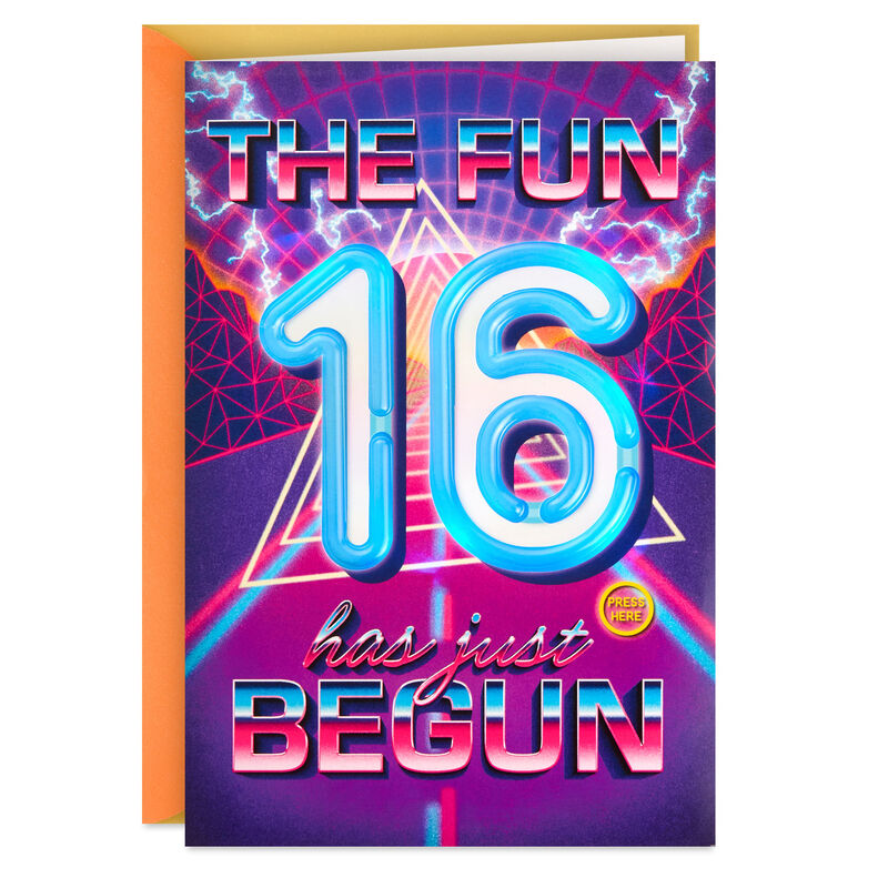 Musical-LightUp-Neon-Sign-16th-Birthday-Card_959ARH1380_01