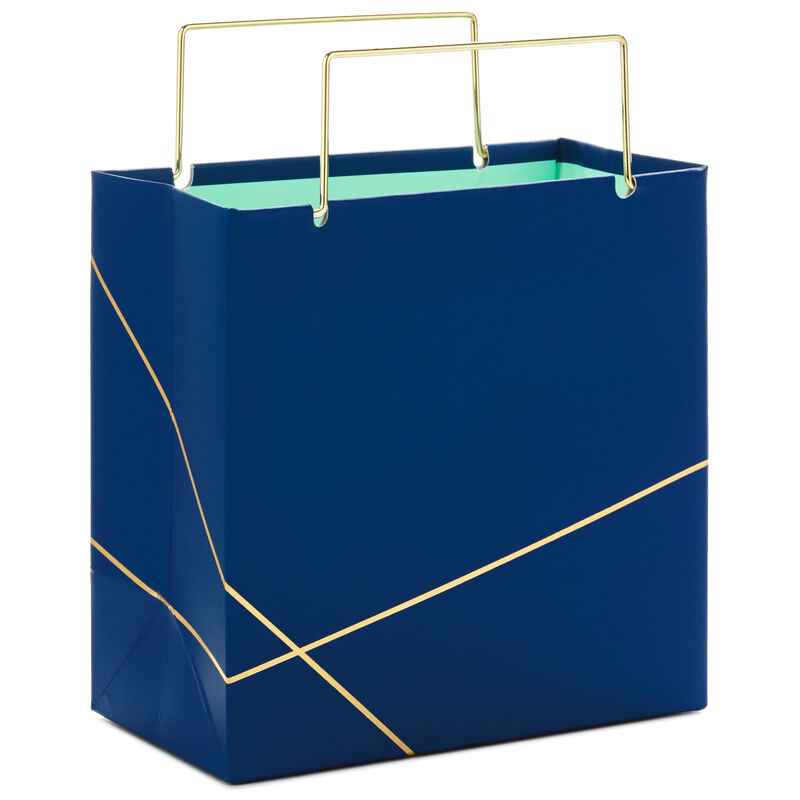 Navy-With-Gold-Small-Square-Gift-Bag-5.5_499EGB6159_01