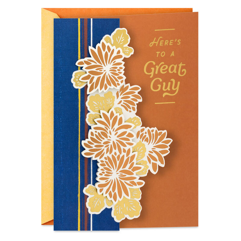Navy-and-Orange-Floral-Birthday-Card-for-Man_699HBD5377_01