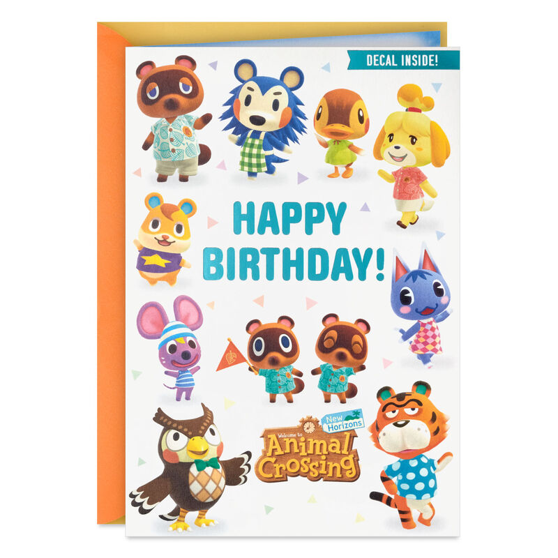 Nintendo-Animal-Crossing-Kids-Birthday-Card-With-Decal_499HKB9165_01