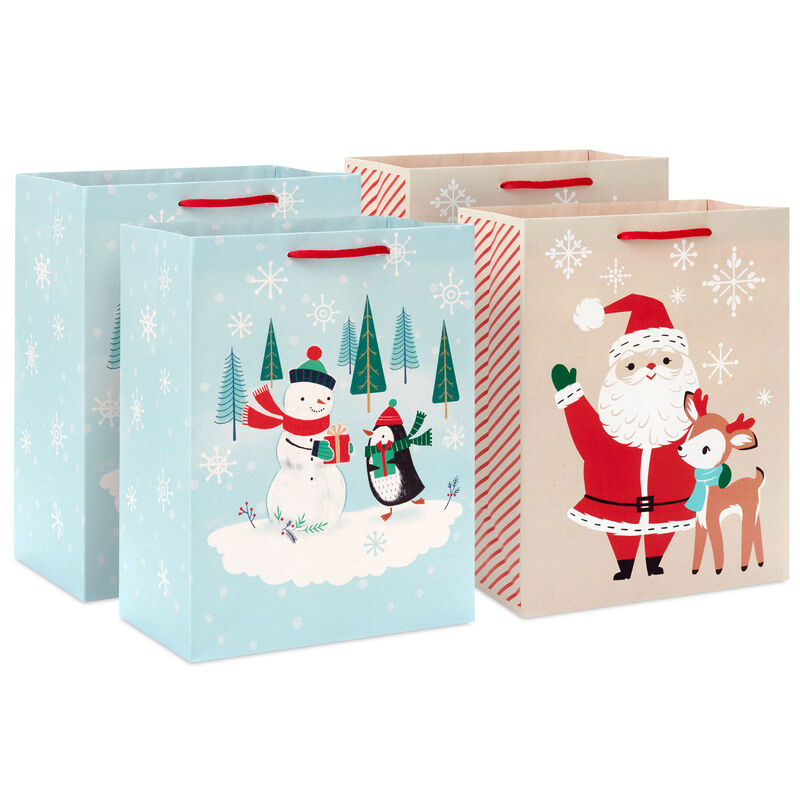North-Pole-Pals-4Pack-Assortment-Christmas-Gift-Bag-Bundle_1XGB8638_01