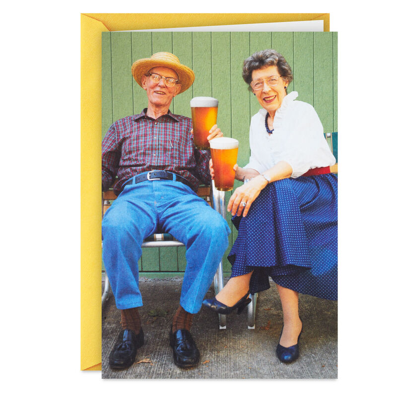 Older-Couple-with-Beers-Funny-Anniversary-Card_399ZZS6510_01