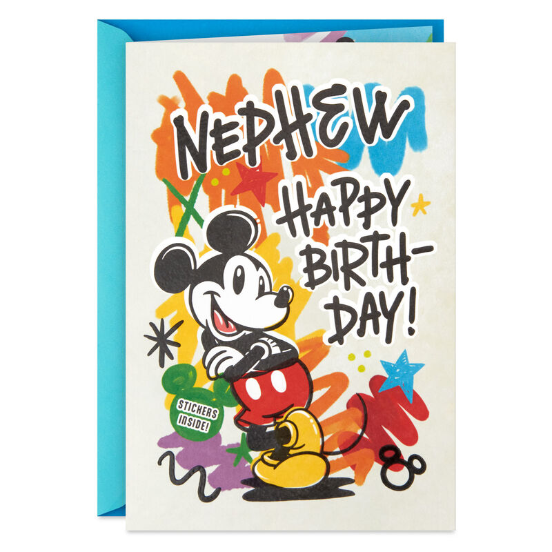 Orange-Blue-and-Red-Doodles-Disney-Mickey-Mouse-Birthday-Card_559HKB9368_01