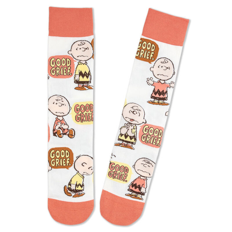 Peanuts-Charlie-Brown-Good-Grief-Novelty-Crew-Socks_1WOW1072_01