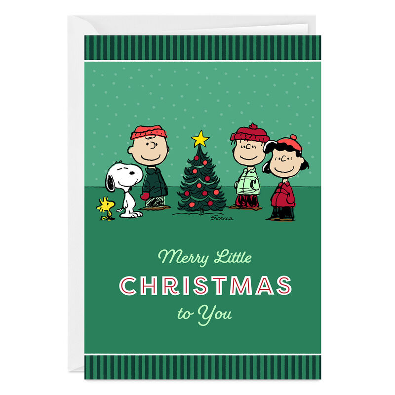 Peanuts-Gang-With-Tree-Personalized-Christmas-Card_2PGM4332_01
