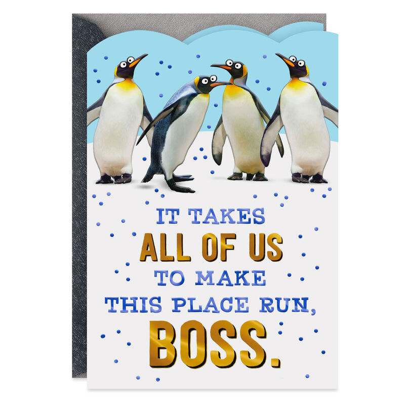 Penguins-in-Snow-Funny-Bosss-Day-Card-From-All_459BD7212_01