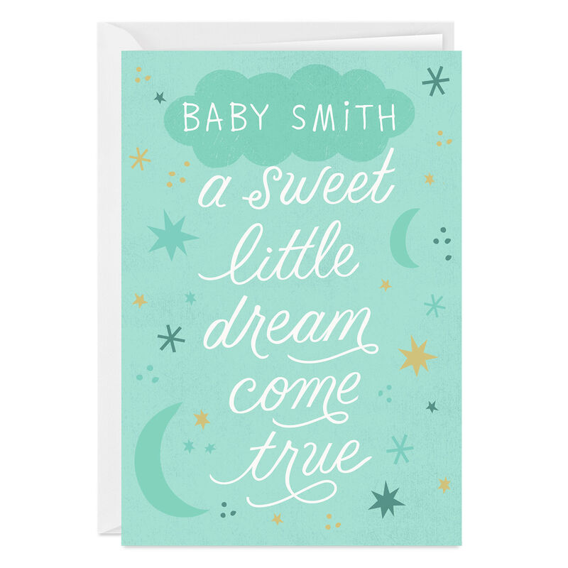 Personalized-Moon-and-Stars-on-Teal-New-Baby-Card_2PGM1255_01
