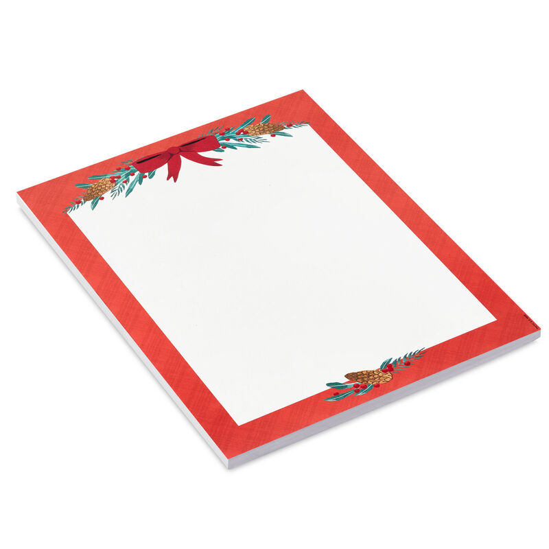 Pine-Bows-and-Bow-Stationery-Paper-Pack_1CZE2159_01