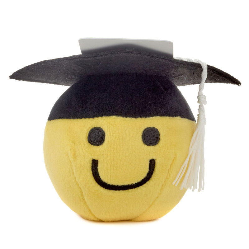 Plush-Smiling-Emoji-in-Grad-Cap-Gift-Card-Holder_1GGT1714_01