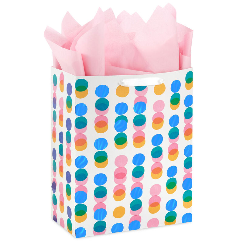 Polka-Dot-Rows-Large-Gift-Bag-with-Tissue-Paper_5WDB9135_01