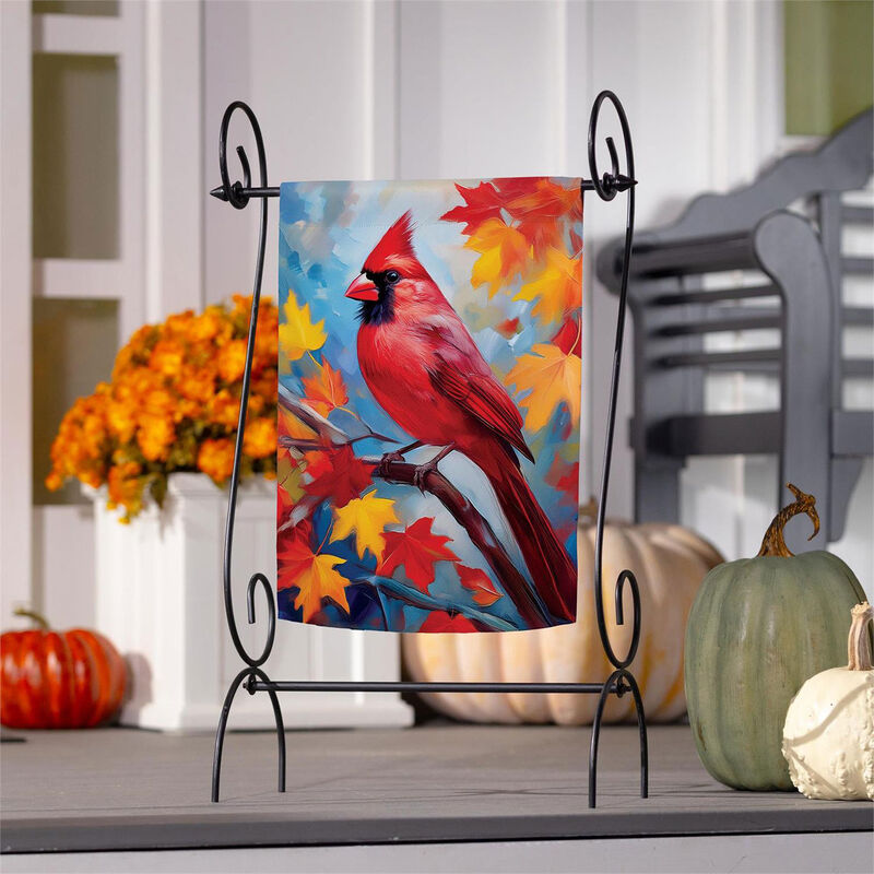 Red-Cardinal-and-Fall-Leaves-Outdoor-Flag_SXSNQSGF525_01