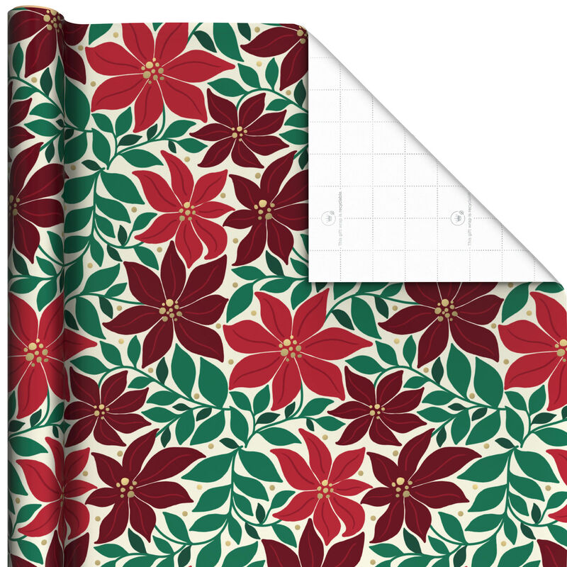 Red-Poinsettias-on-Ivory-Holiday-Gift-Wrap-Roll_1XWR8000_01