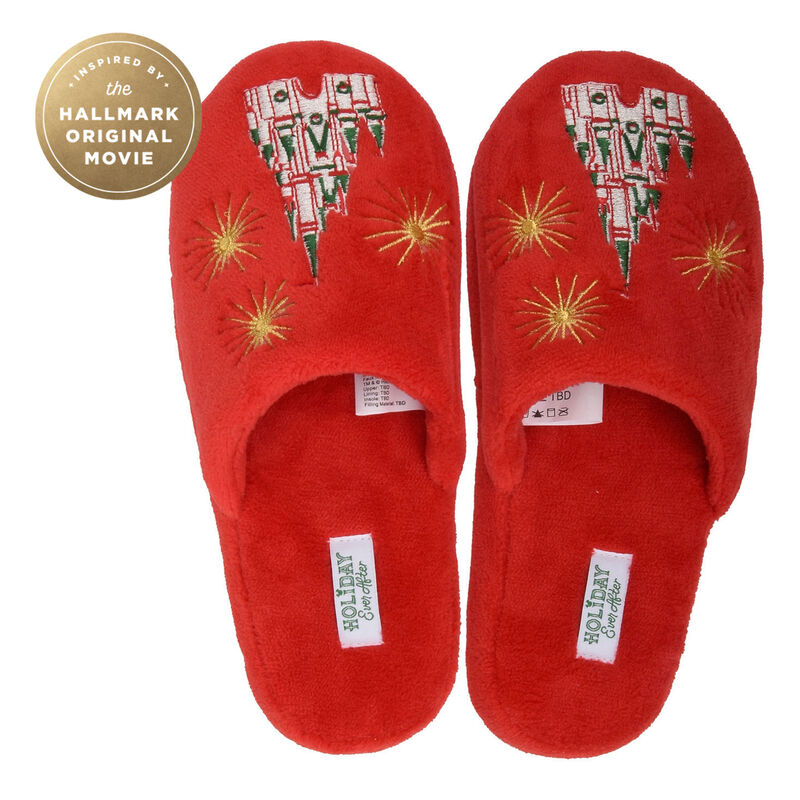 Red-Slippers-With-Disney-Castle_43DB138XPFHKREDSM_01