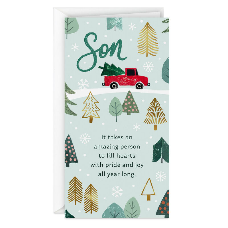 Red-Truck-with-Trees-Son-Christmas-Gift-Card-Holder_399XMH2167_01