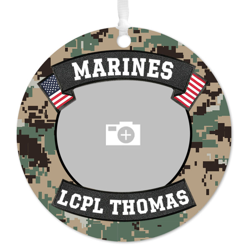 Round-Marines-Personalized-Photo-Text-Ornament_1OFM1006B19_01