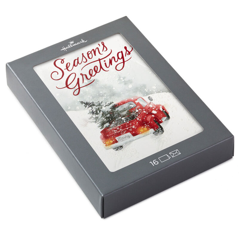 Rustic-Red-Truck-in-Snow-Boxed-Christmas-Cards_1XPX2733_01