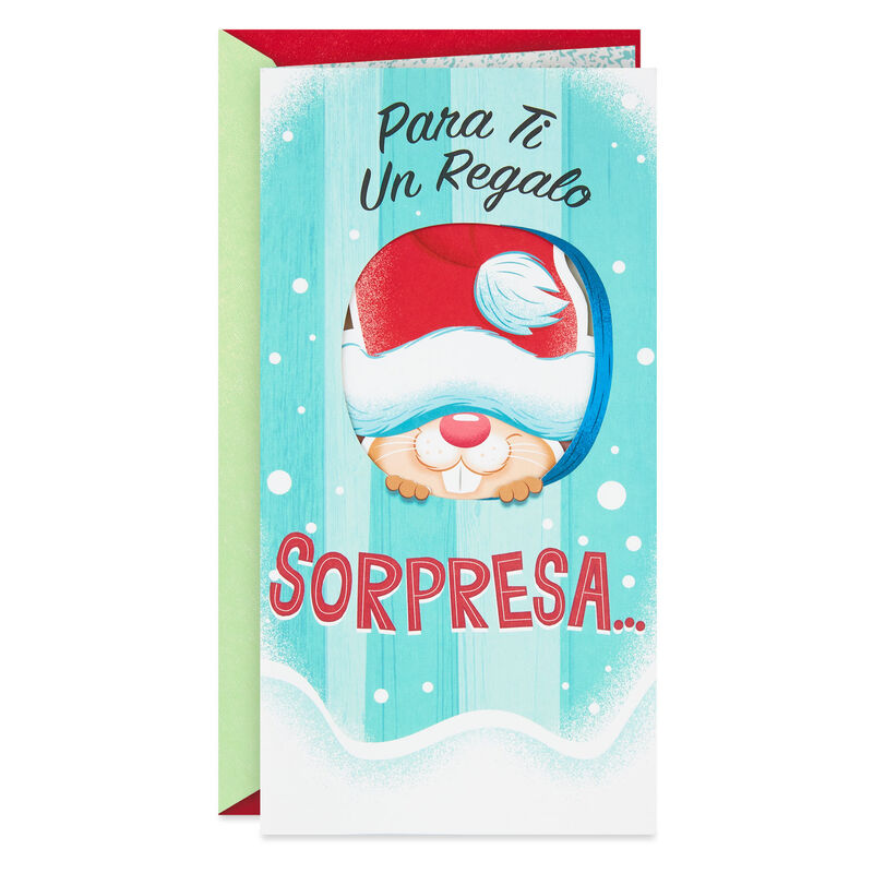 Santa-Mouse-Money-Holder-Spanish-Christmas-Card_499NXI9305_01