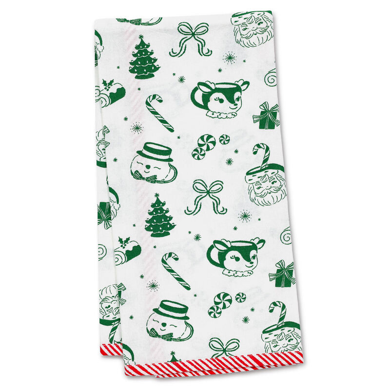Santa-Snowman-Reindeer-Toile-Pattern-Dish-Towel_1XKT9085_01