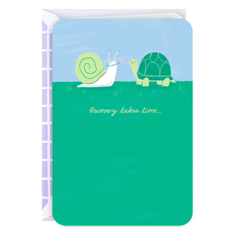 Snail-and-Turtle-Recovery-Takes-Time-Get-Well-Card_299LJB1539_01