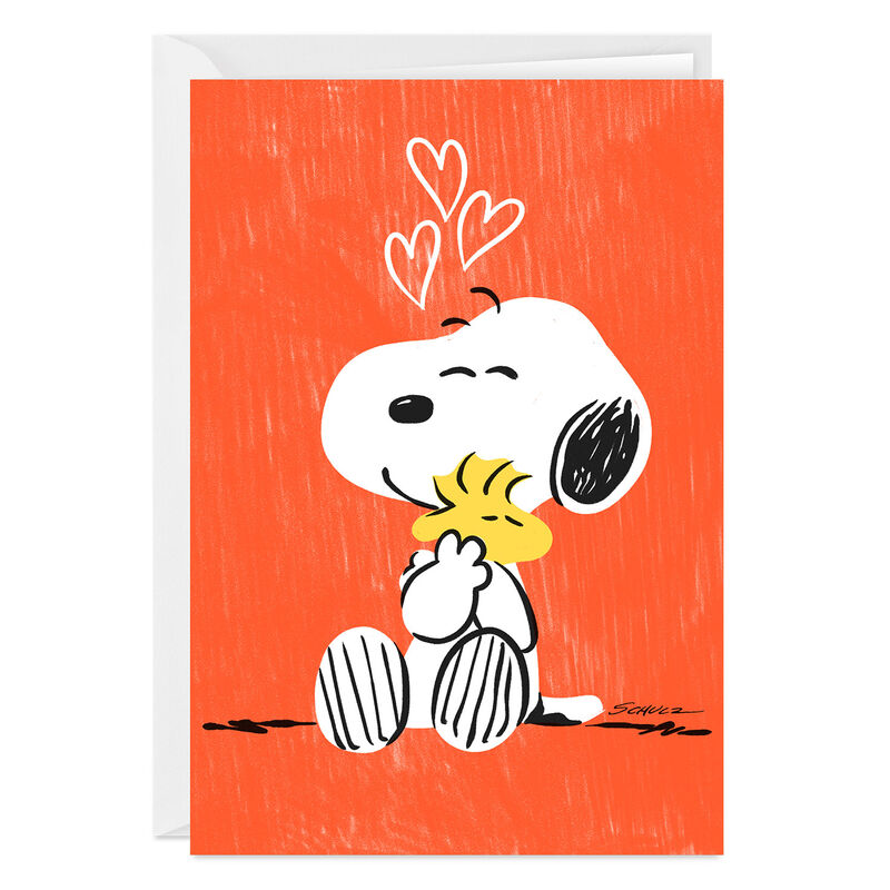 Snoopy-Woodstock-Hugging-Personalized-Card_2PGM4324_01