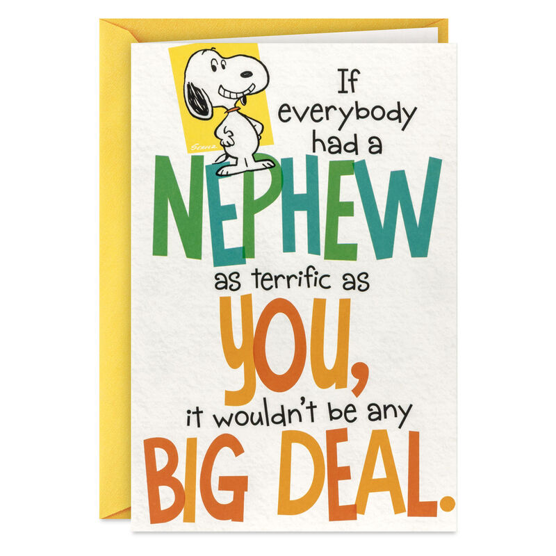 Snoopy-and-Peanuts-Gang-Birthday-Card-for-Nephew_599MAN4525_01