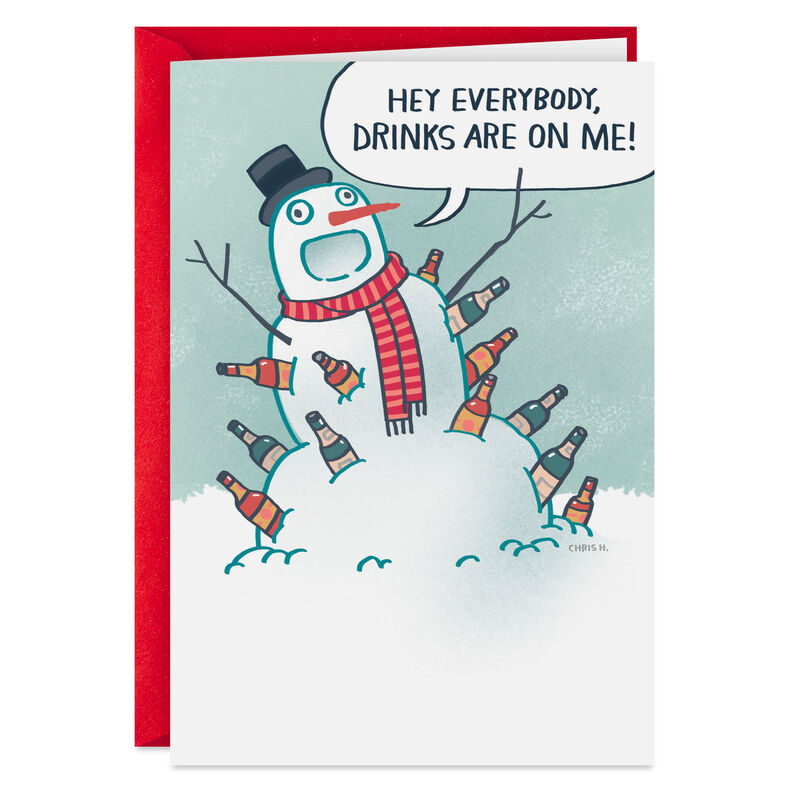 Snowman-With-Beer-Bottles-Funny-Holiday-Card_369ZX1203_01