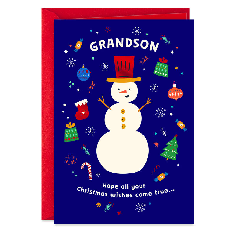 Snowman-With-Holiday-Icons-Christmas-Card-for-Grandson_99XV4924_01
