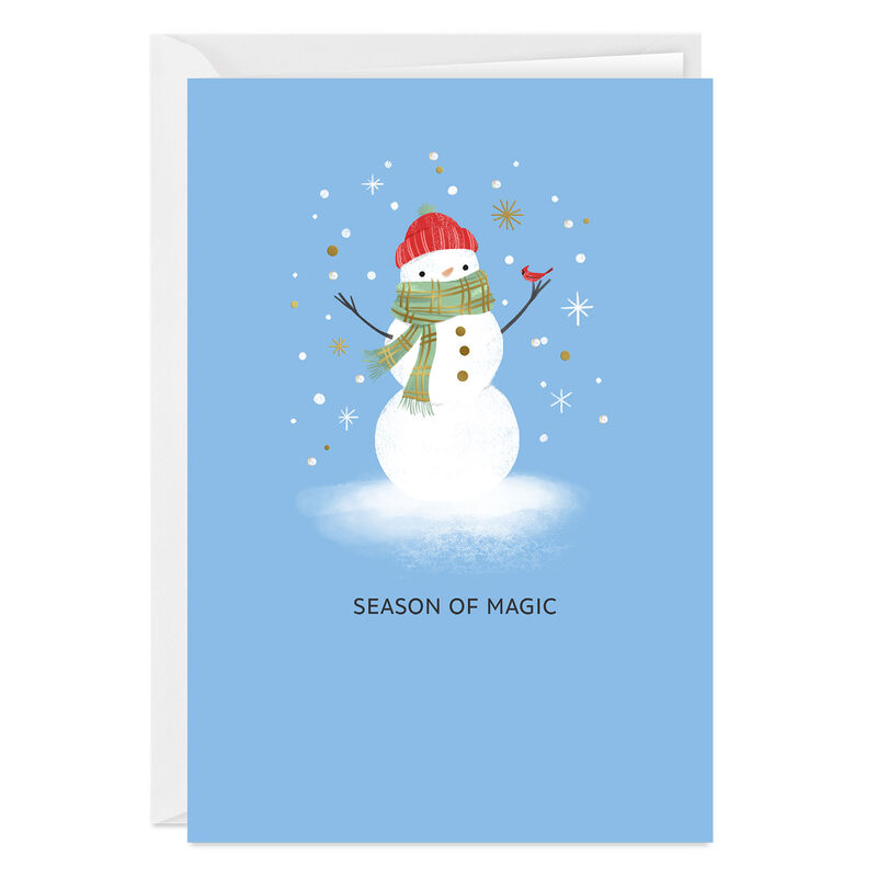 Snowman-With-Sparkles-Personalized-Christmas-Card_2PGM4643_01