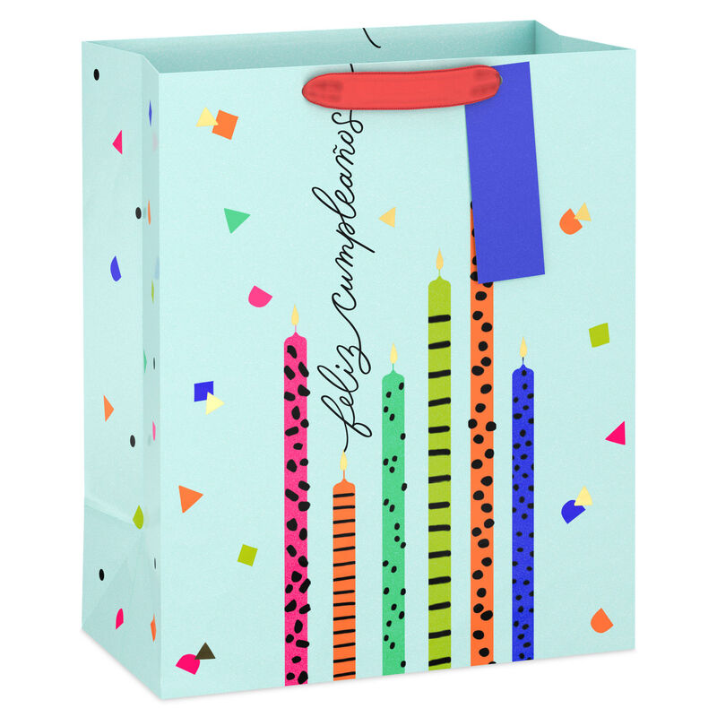 Spanish-Language-Birthday-Candles-Large-Gift-Bag_3SCB1041_01