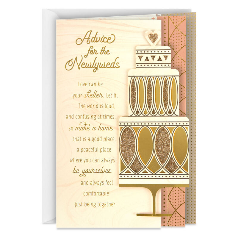 Sparkly-Gold-Wedding-Cake-With-Heart-Wedding-Card_859W4000_01