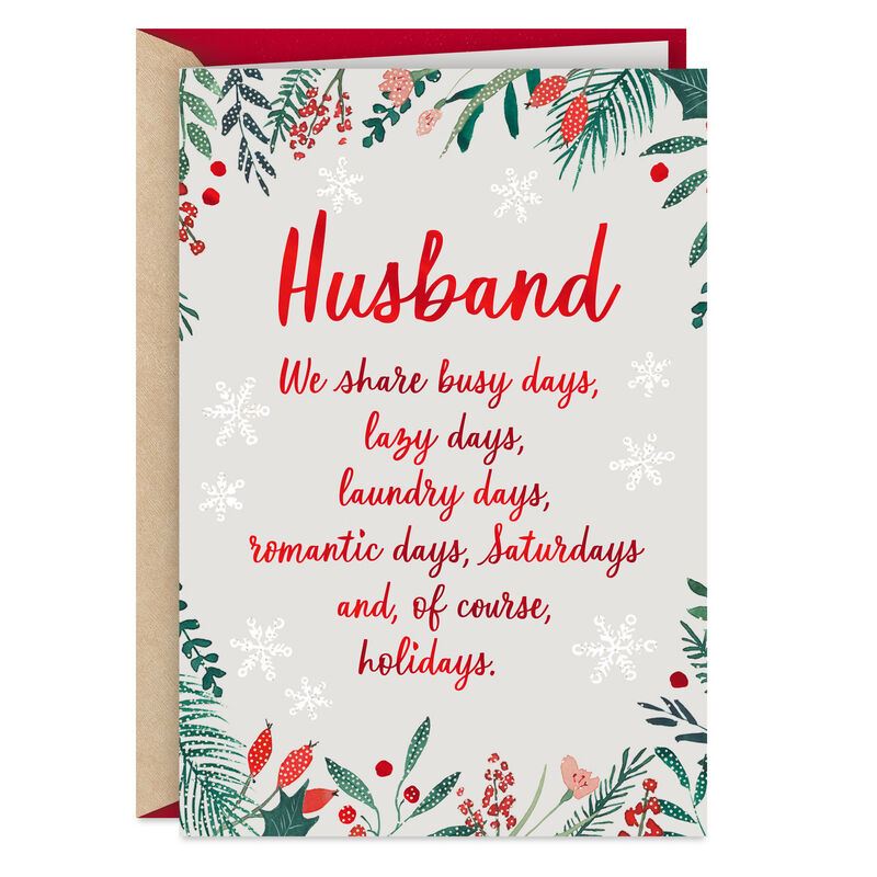 Sparkly-Holiday-Greenery-Border-Husband-Christmas-Card_299XZH2007_01