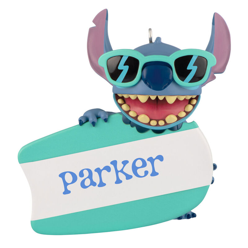 Stitch-With-Surfboard-Personalized-Text-Ornament_1QHE2157B1_01