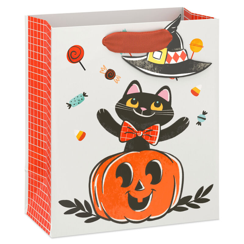Storybook-Cat-in-Pumpkin-Small-Halloween-Gift-Bag_1HLB2055_01
