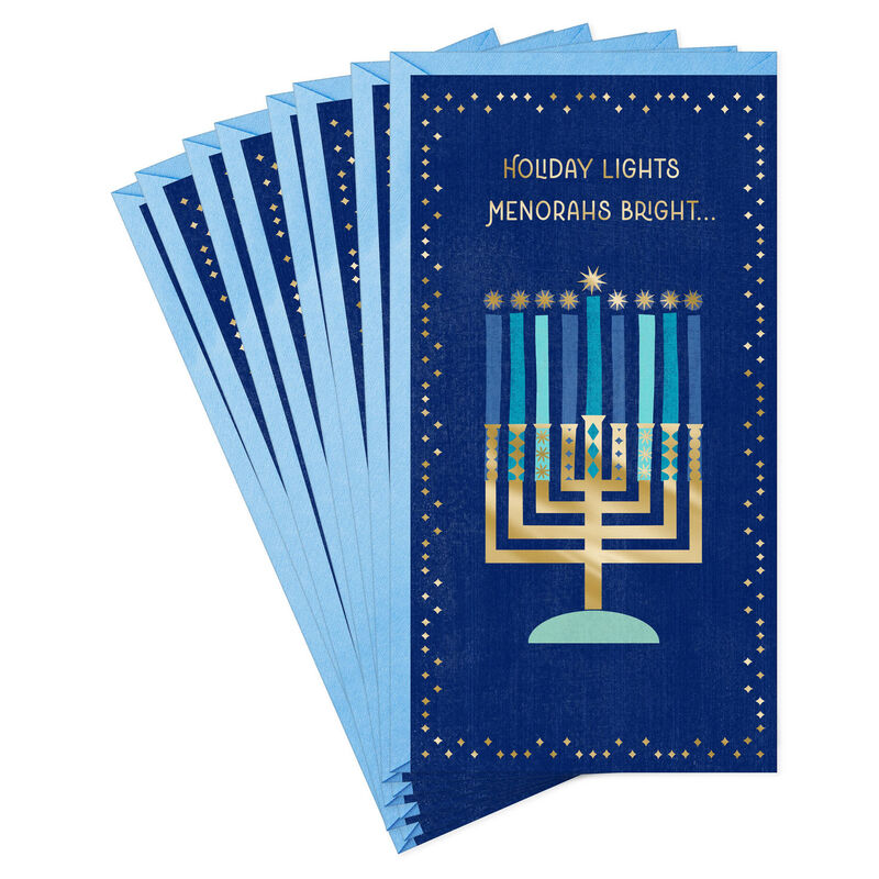 Stylish-Menorah-Money-Holder-Hanukkah-Card-Pack_799CCH1046_01