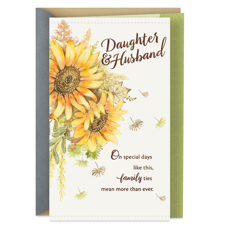 Sunflowers-Thanksgiving-Card-for-Daughter-and-Husband_459TH1401_01