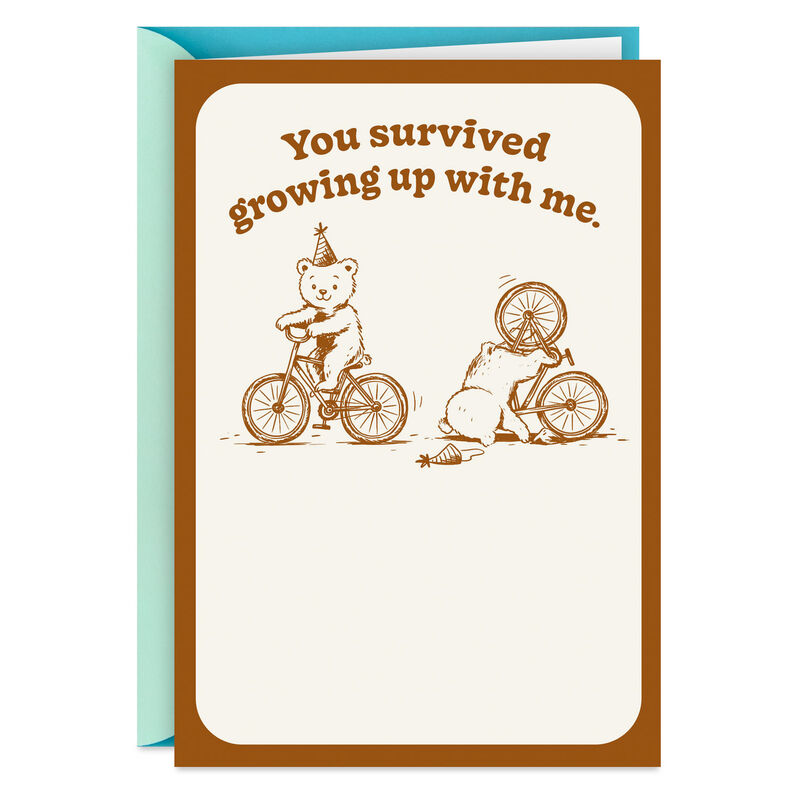 Teddy-Bears-on-Bikes-Funny-Sibling-Birthday-Card_399ZZB6750_01
