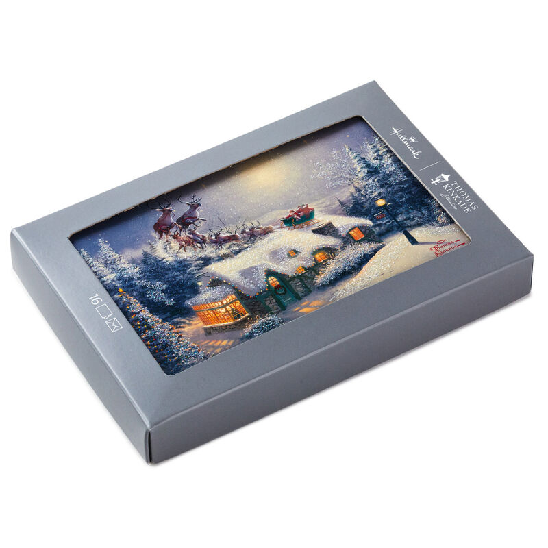 Thomas-Kinkade-Santa-Sleigh-Boxed-Christmas-Cards_1XPX1111_01