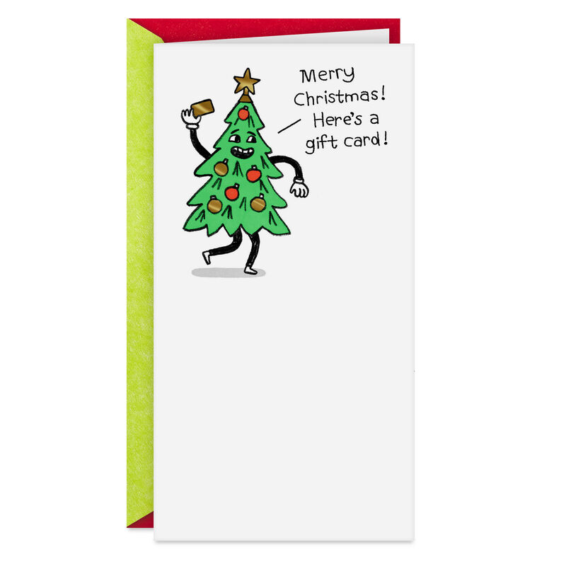Tree-Dancing-With-Gift-Card-Funny-Christmas-Card_399ZX1736_01